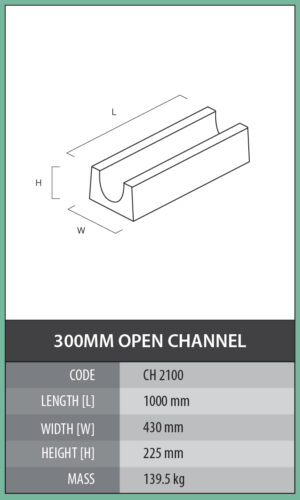 300mm Open Channel