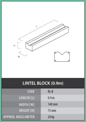 Lintel Block (0.9m)