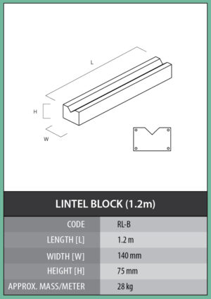 Lintel Block (1.2m)