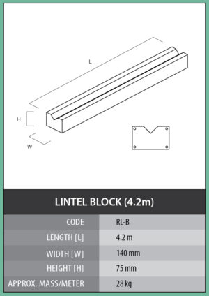 Lintel Block (4.2m)