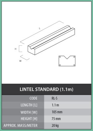Lintel Standard (1.1m)