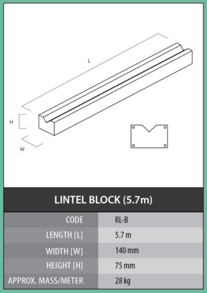 Lintel Block (5.7m)