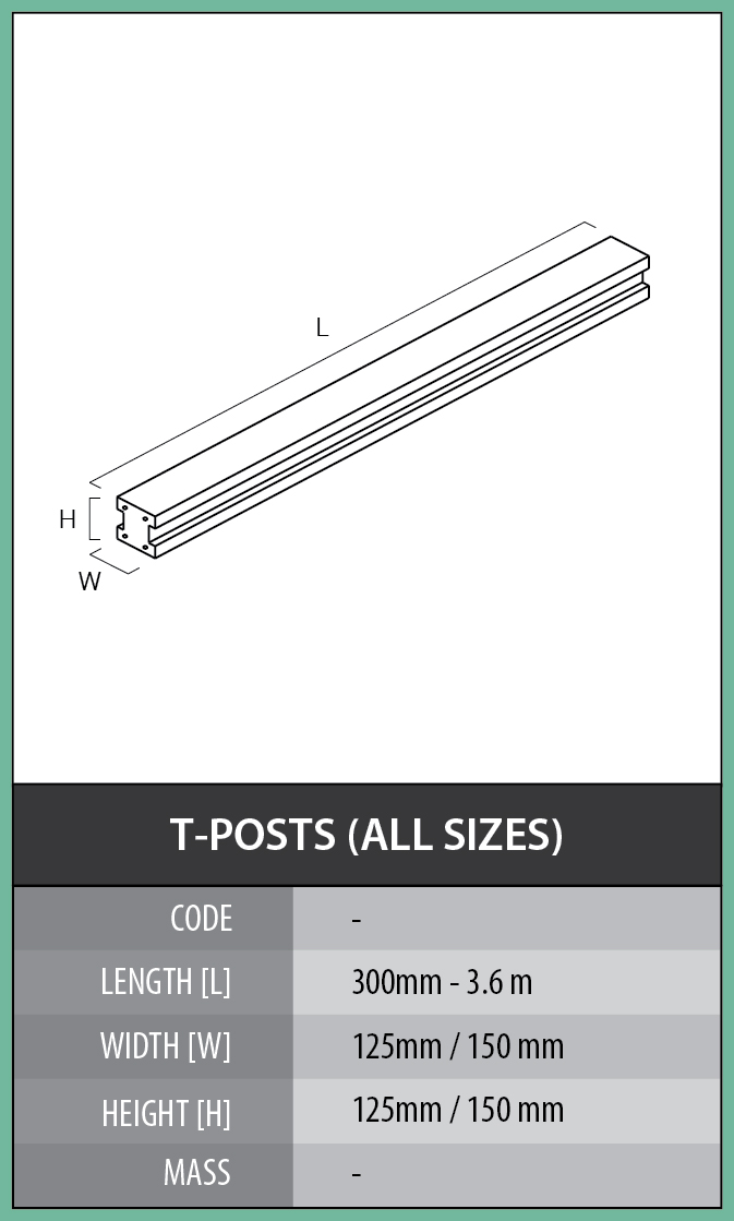 Walling Pole (3.1m) – Cementile Group