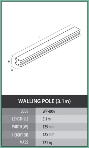 Walling Pole (3.1m)